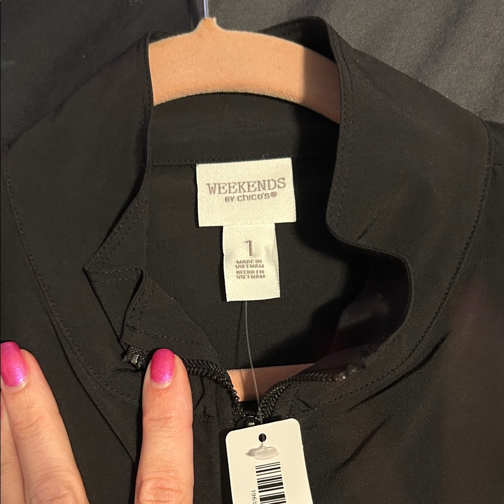 Weekends Black Utility Jacket - Picture 5 of 6